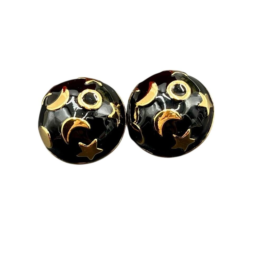 Kenneth Jay Lane Kjl Black Enamel Constellation B… - image 6